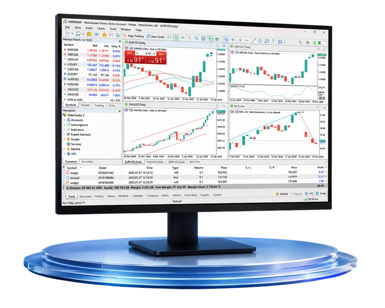 MetaTrader 5 desktop terminal for Windows